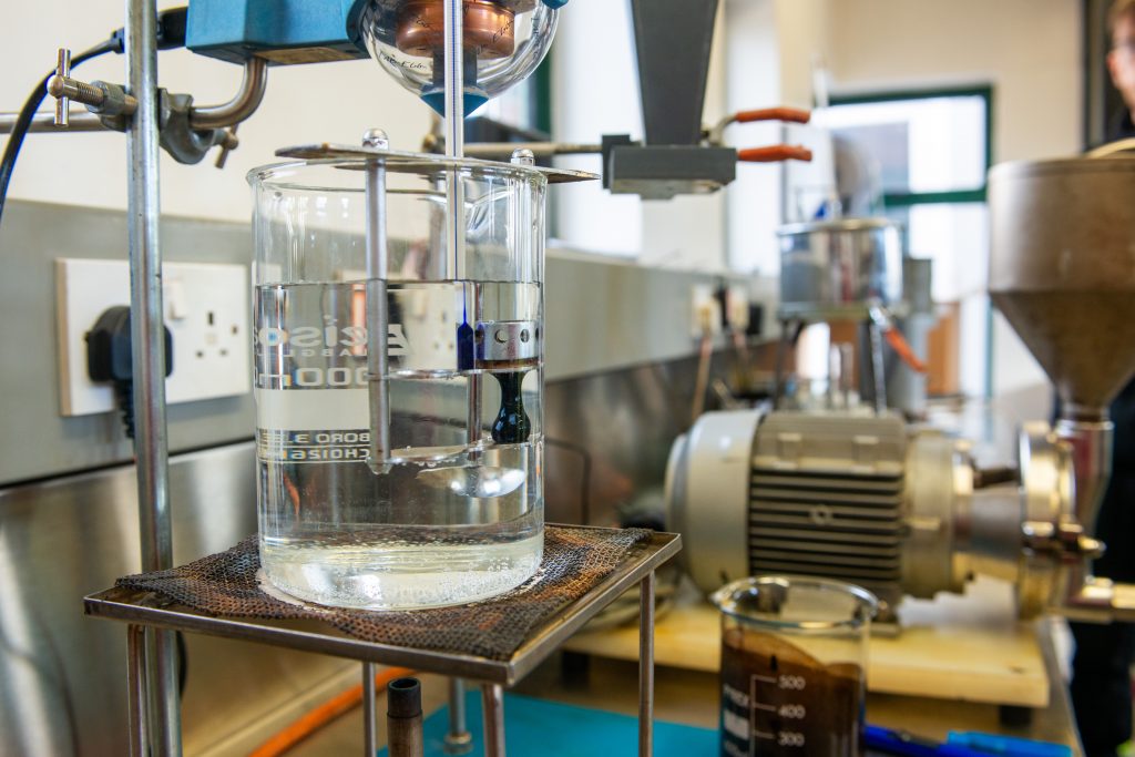 Bitumen testing in the lab at Tennants Bitumen